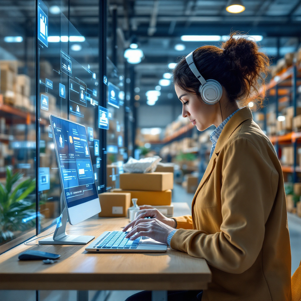 AI and humans collaborating in logistics support AI and humans collaborating in logistics support