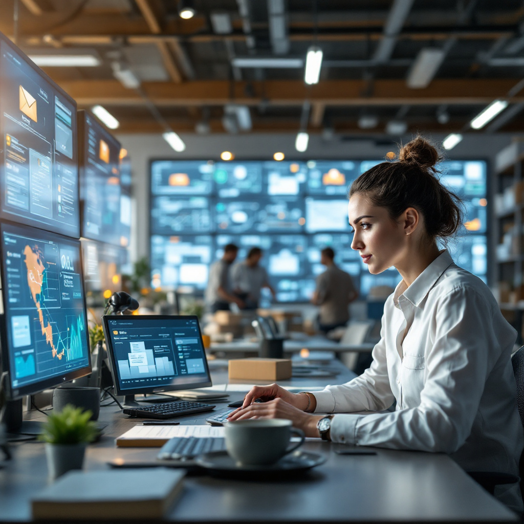 AI automating logistics email processing AI automating logistics email processing