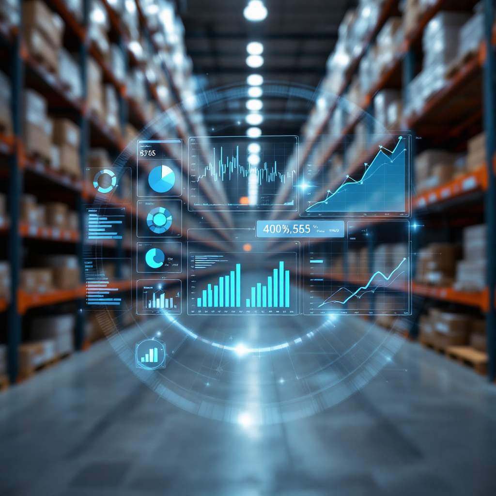 AI demand forecasting visualization