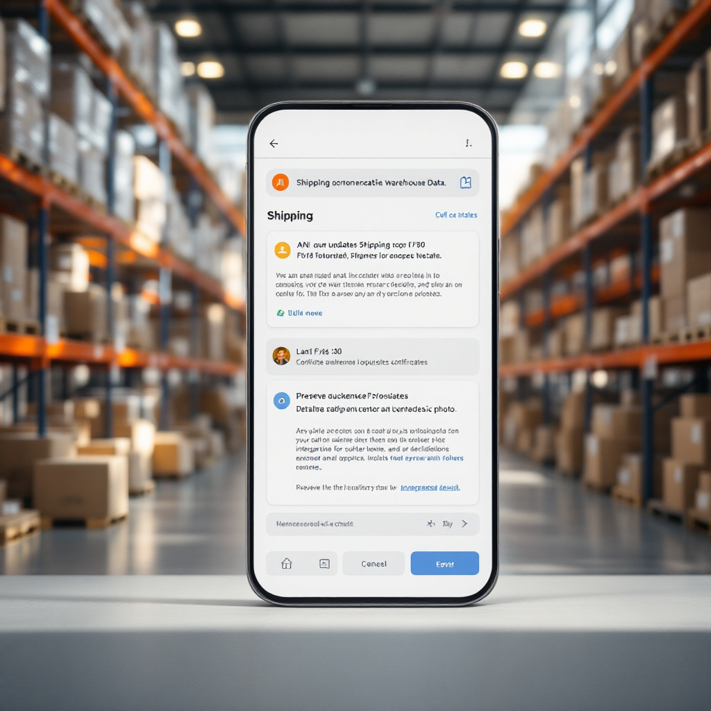 AI-gränssnitt för e-postutkast inom logistik AI-gränssnitt för e-postutkast inom logistik