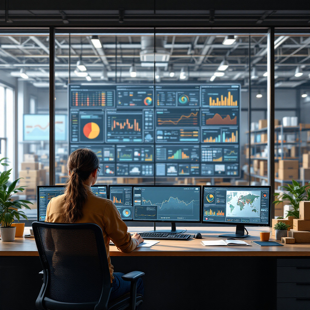AI-powered logistics control room AI-powered logistics control room