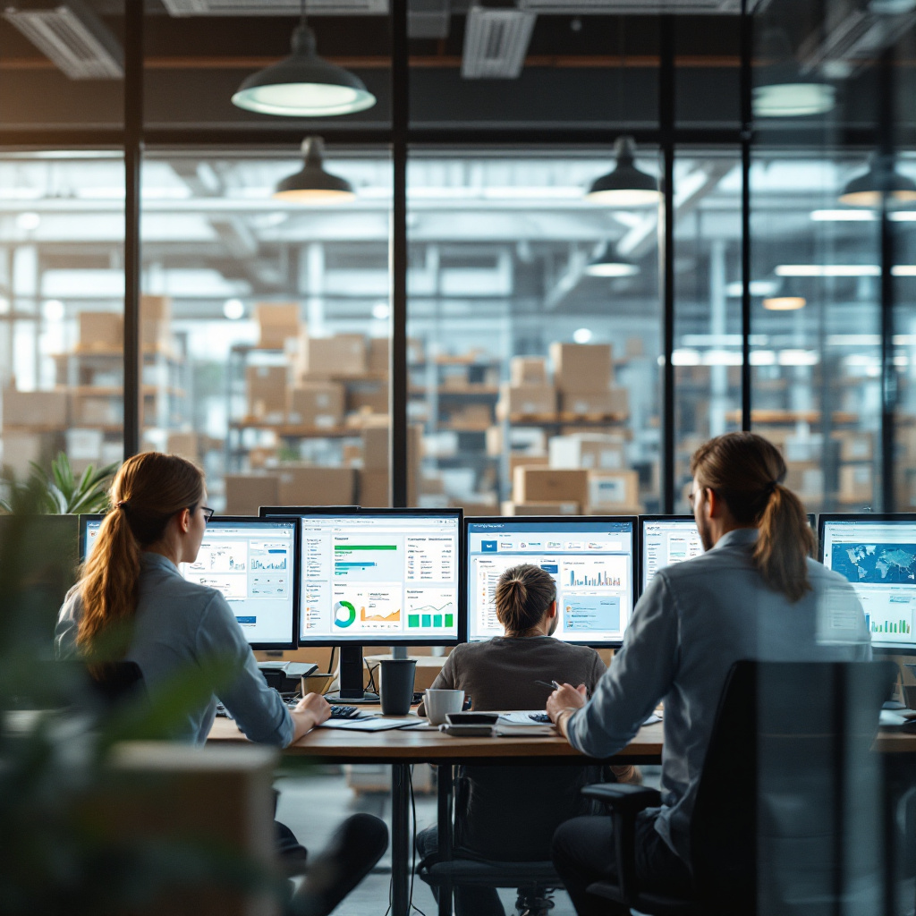 Equipo logístico utilizando flujos de trabajo de correo electrónico automatizados