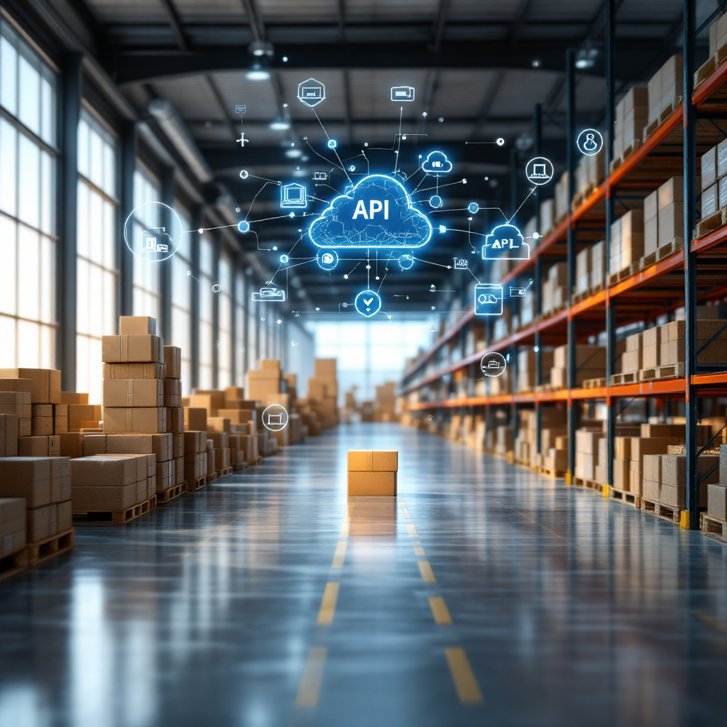API-verbundene Logistik- und Versicherungsintegration