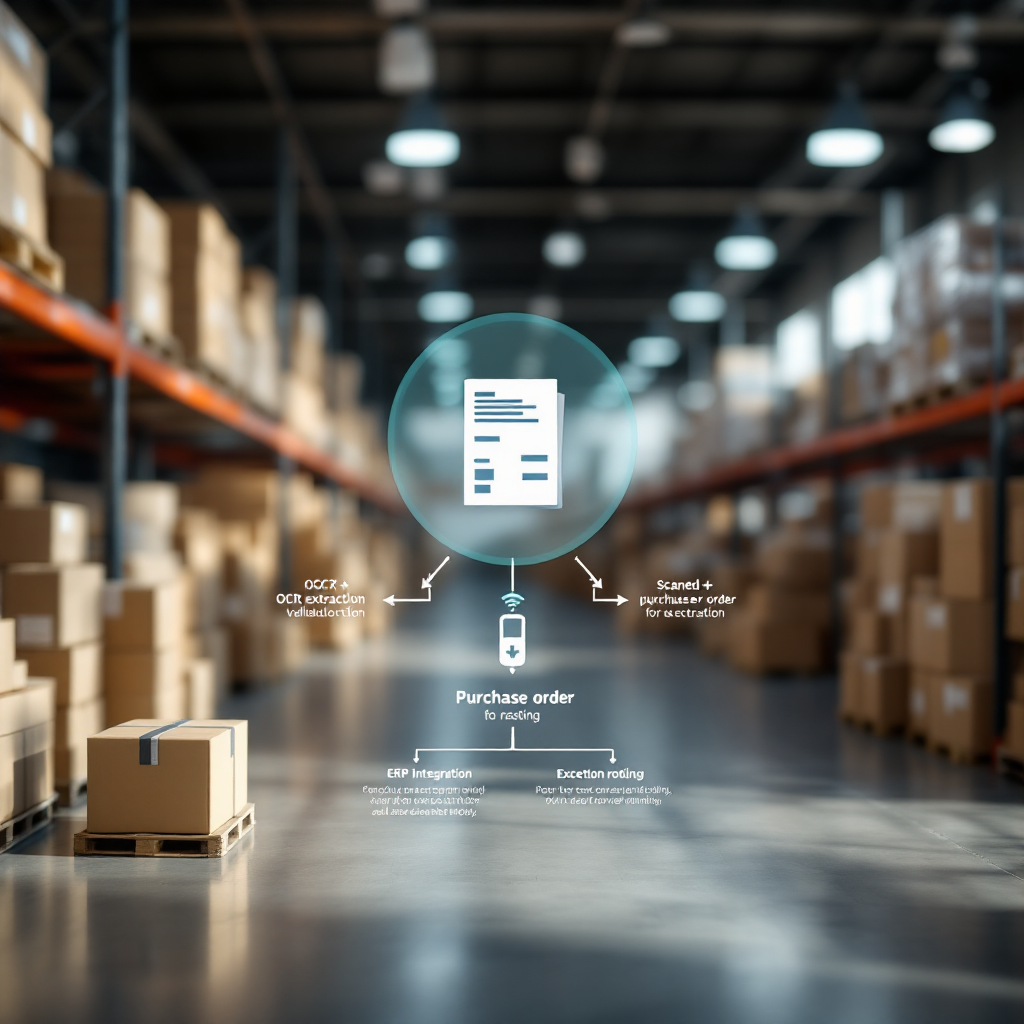 Automatisert ordrearbeidsflyt med OCR og ERP-integrasjon