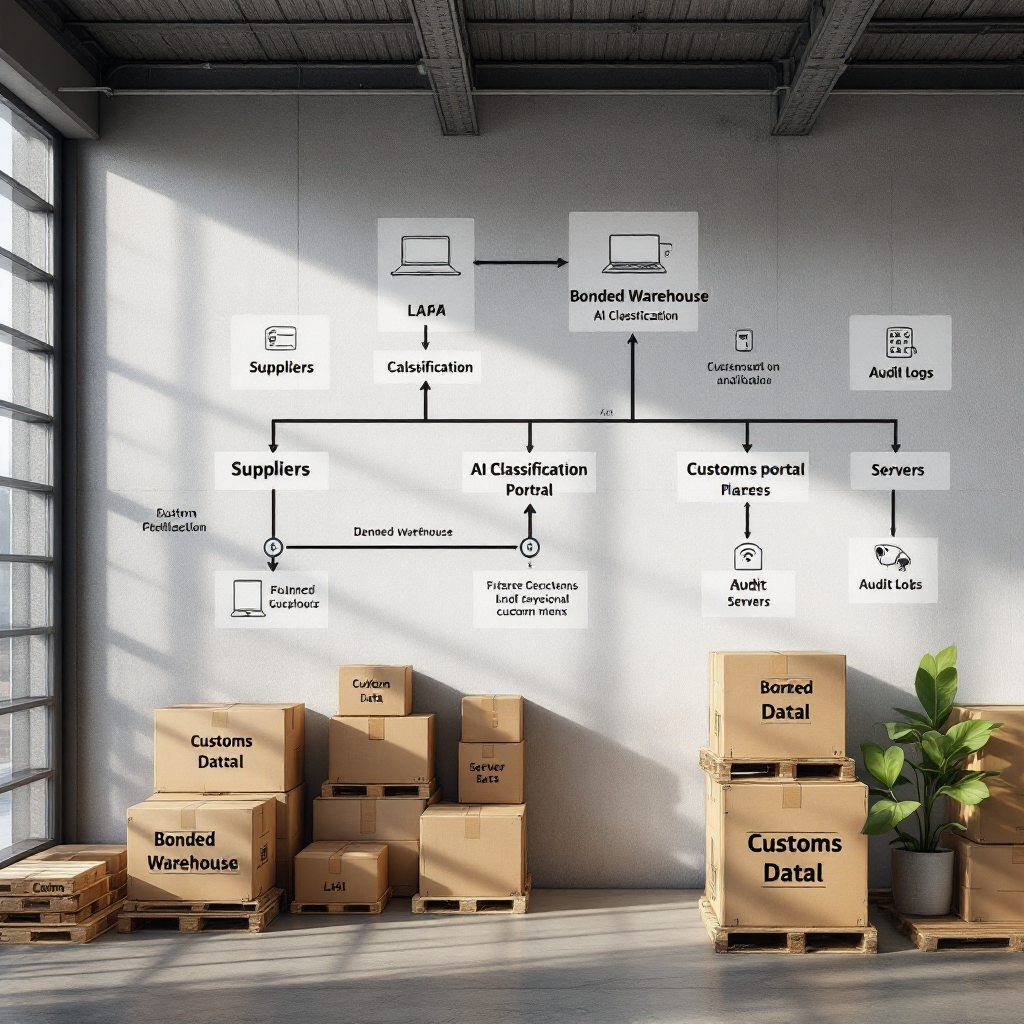 Schematische Darstellung des Zoll-Datenflusses