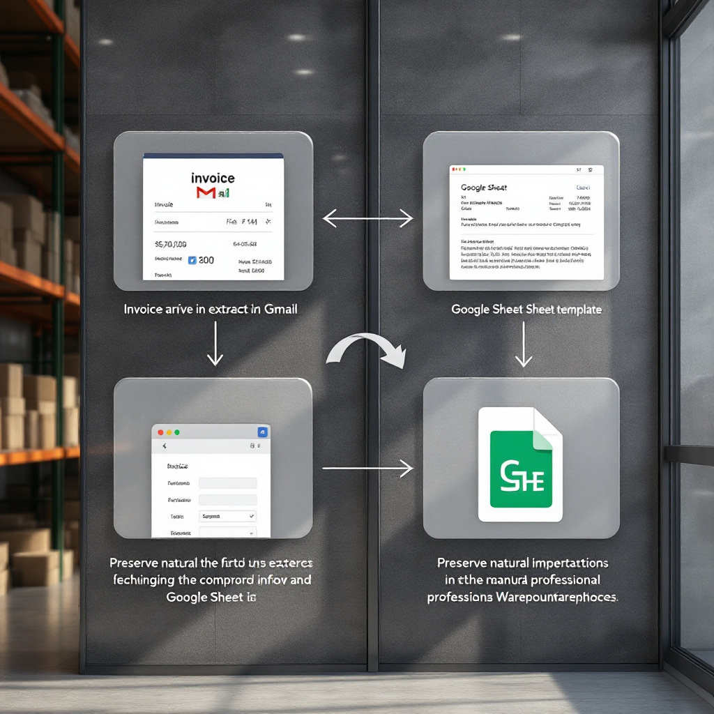 Invoice automation workflow into Google Sheets Invoice automation workflow into Google Sheets