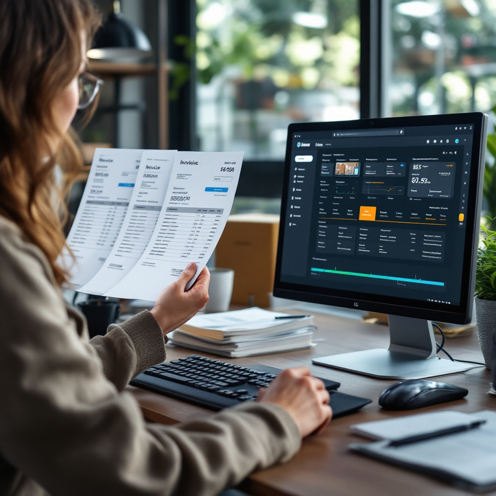Automação de digitalização para extração de dados de faturas Automação de digitalização para extração de dados de faturas