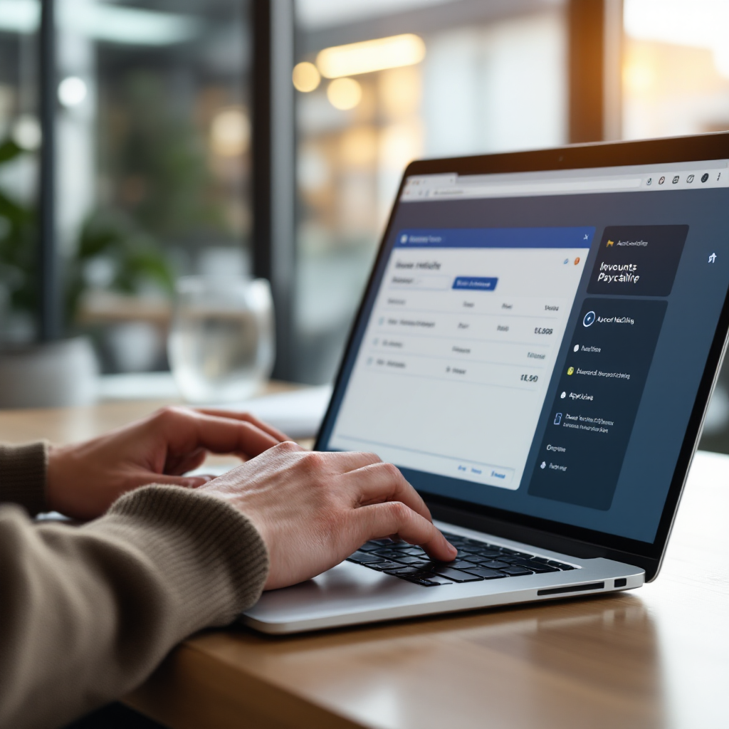 Tippen auf AP-Softwareoberfläche Tippen auf AP-Softwareoberfläche