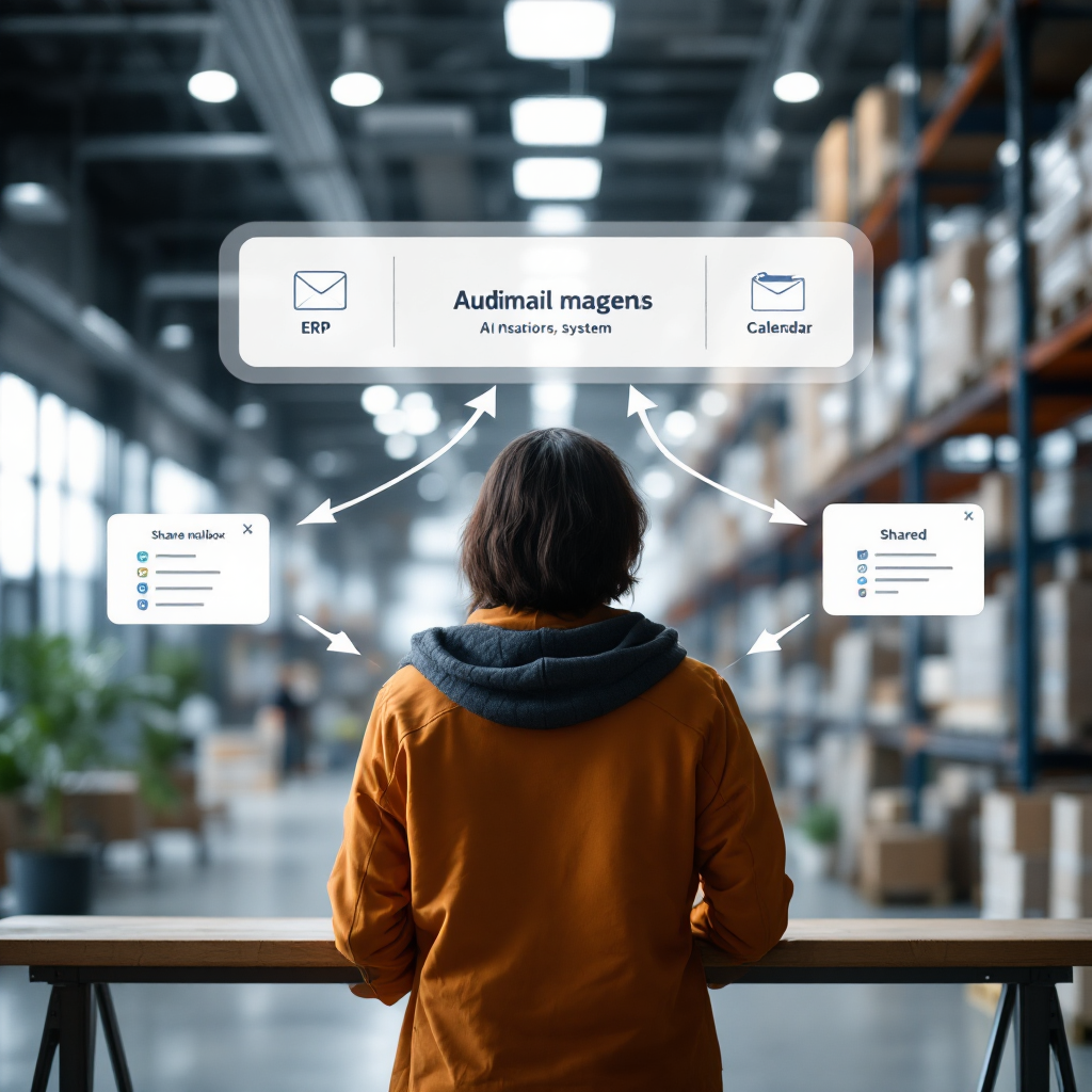 KI-Agent, der E‑Mail mit ERP und Kalender integriert