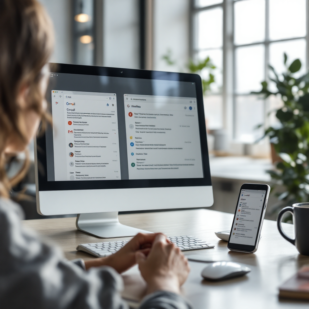 Mobile and desktop AI email assistants