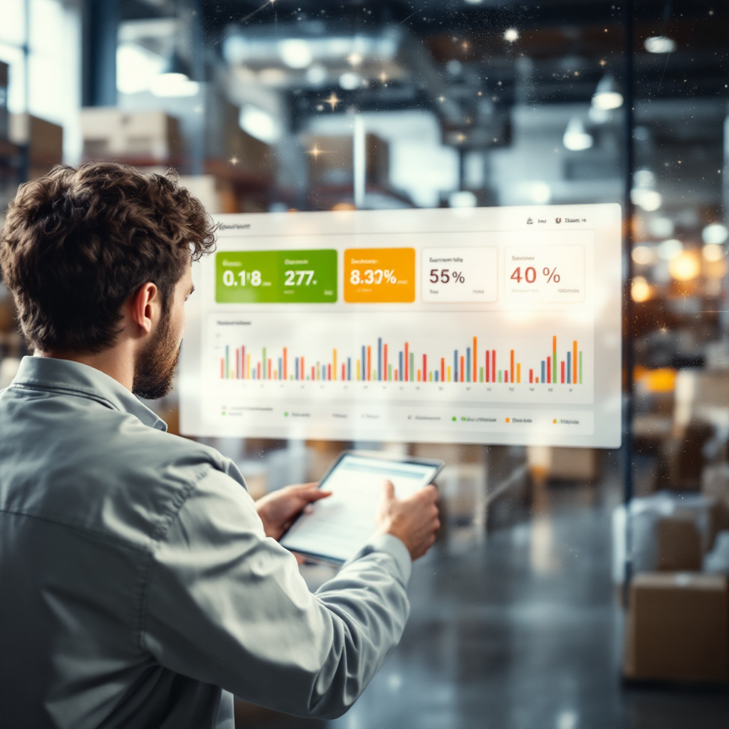 Visualisatie van wachtrij en leveringsdashboard