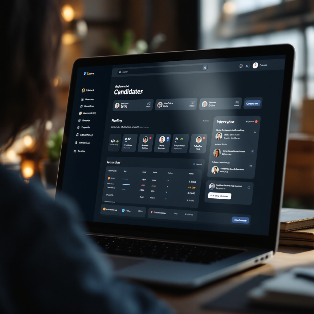 AI-dashbord med kandidatrangering AI-dashbord med kandidatrangering