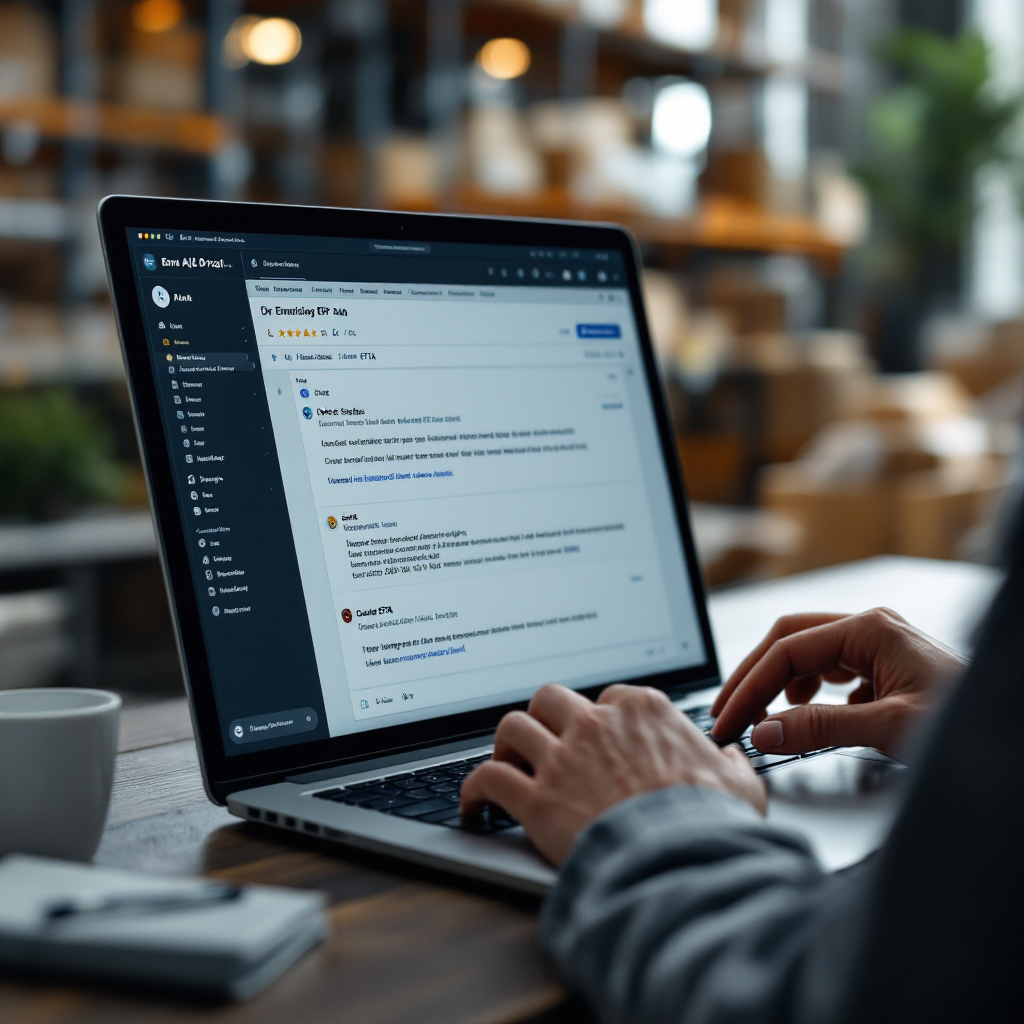 AI draft suggestion with ERP data side panel AI draft suggestion with ERP data side panel