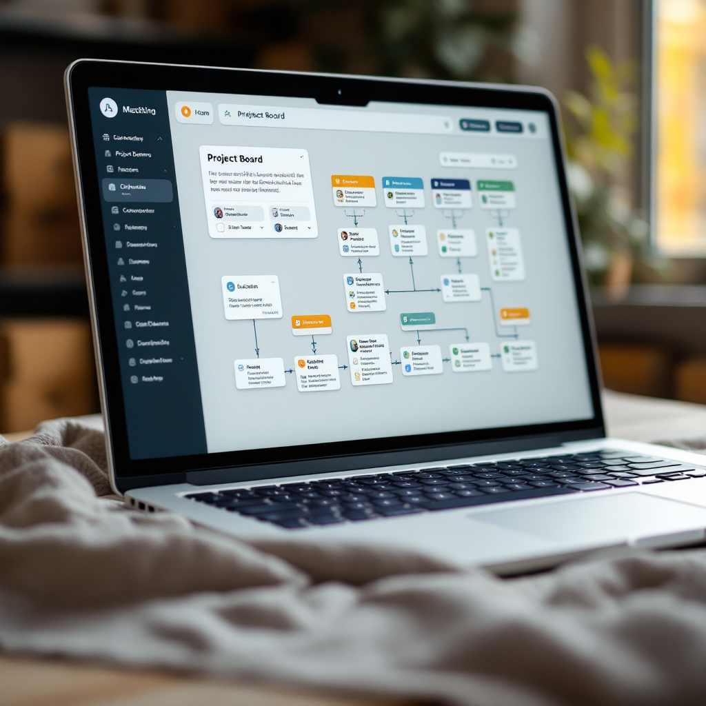 Kalender- en vergaderworkflow die verbindt met projectbord Kalender- en vergaderworkflow die verbindt met projectbord
