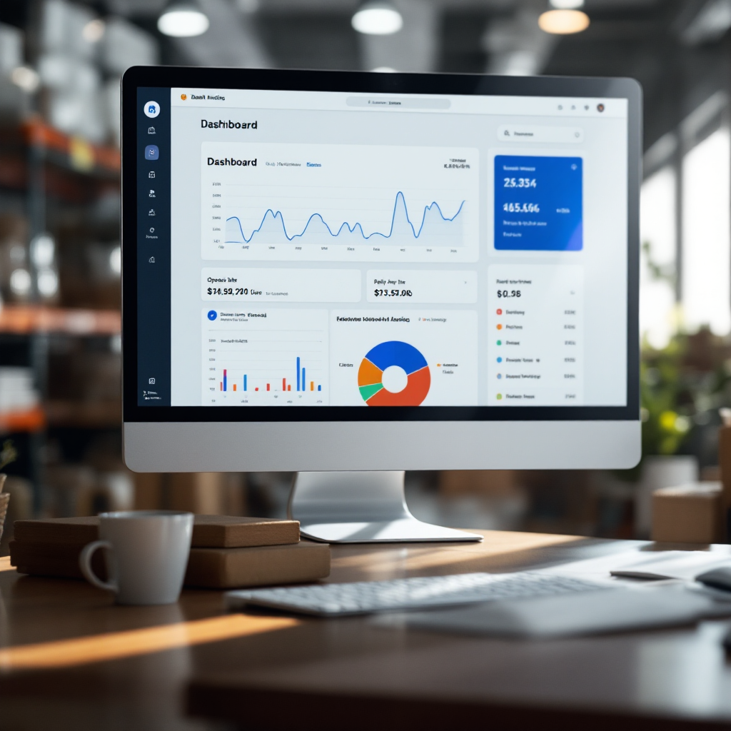 Dashboardweergave met e-mailstatistieken Dashboardweergave met e-mailstatistieken