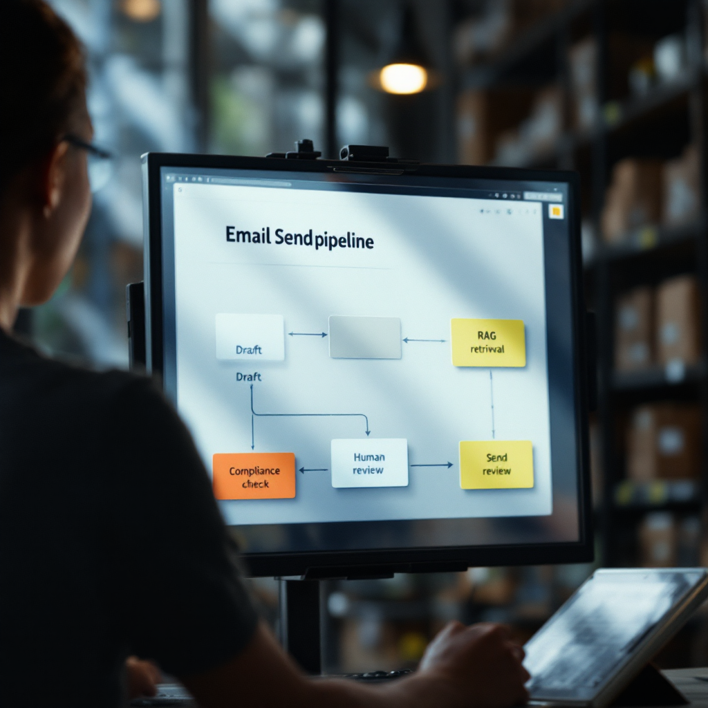 E‑mailverzendingspipeline met nalevingscontroles E‑mailverzendingspipeline met nalevingscontroles