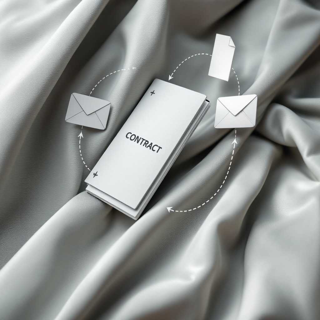 Email to contract automation workflow graphic Email to contract automation workflow graphic