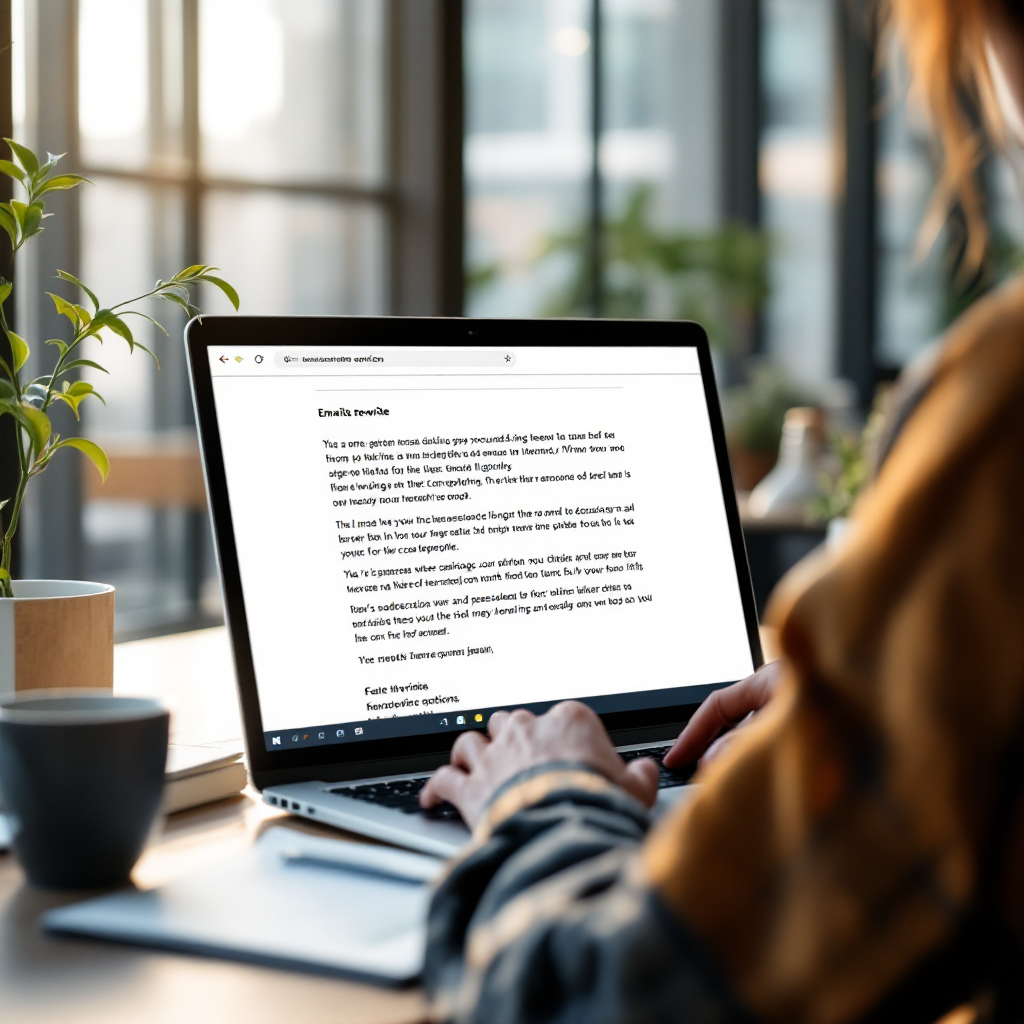 AI-e-mailschrijver: herschrijf e-mails snel