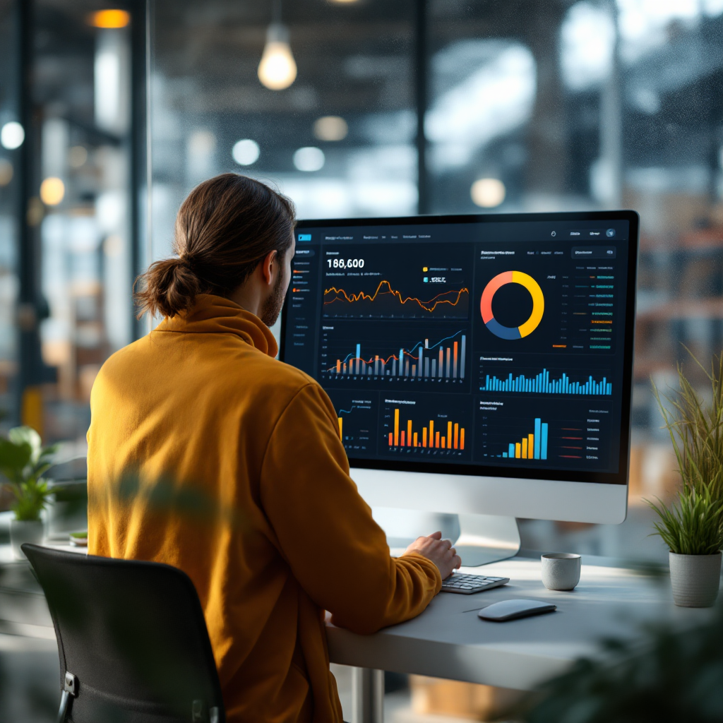 Prisdashboard med kurver og scenarie‑bidrag Prisdashboard med kurver og scenarie‑bidrag