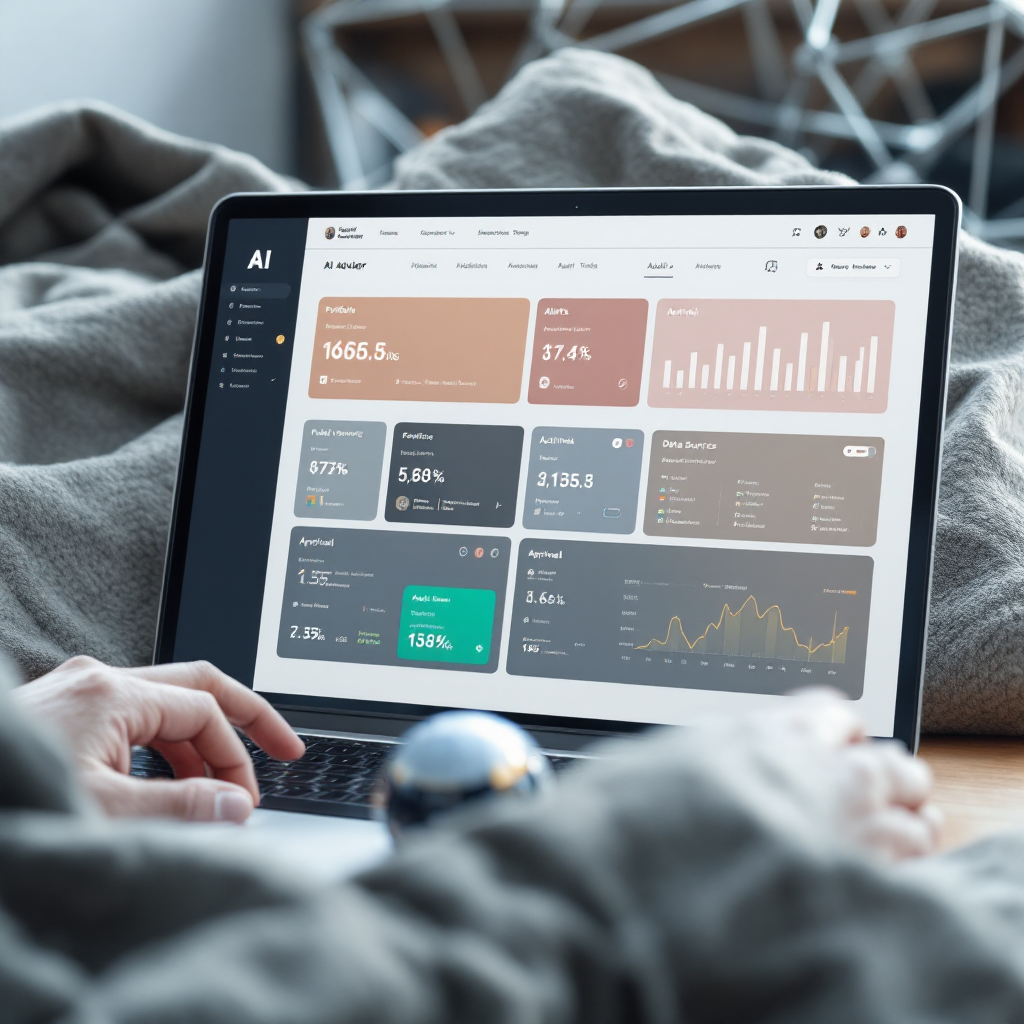 Tablou de bord al unui consilier AI cu alerte de portofoliu și pistă de audit Tablou de bord al unui consilier AI cu alerte de portofoliu și pistă de audit
