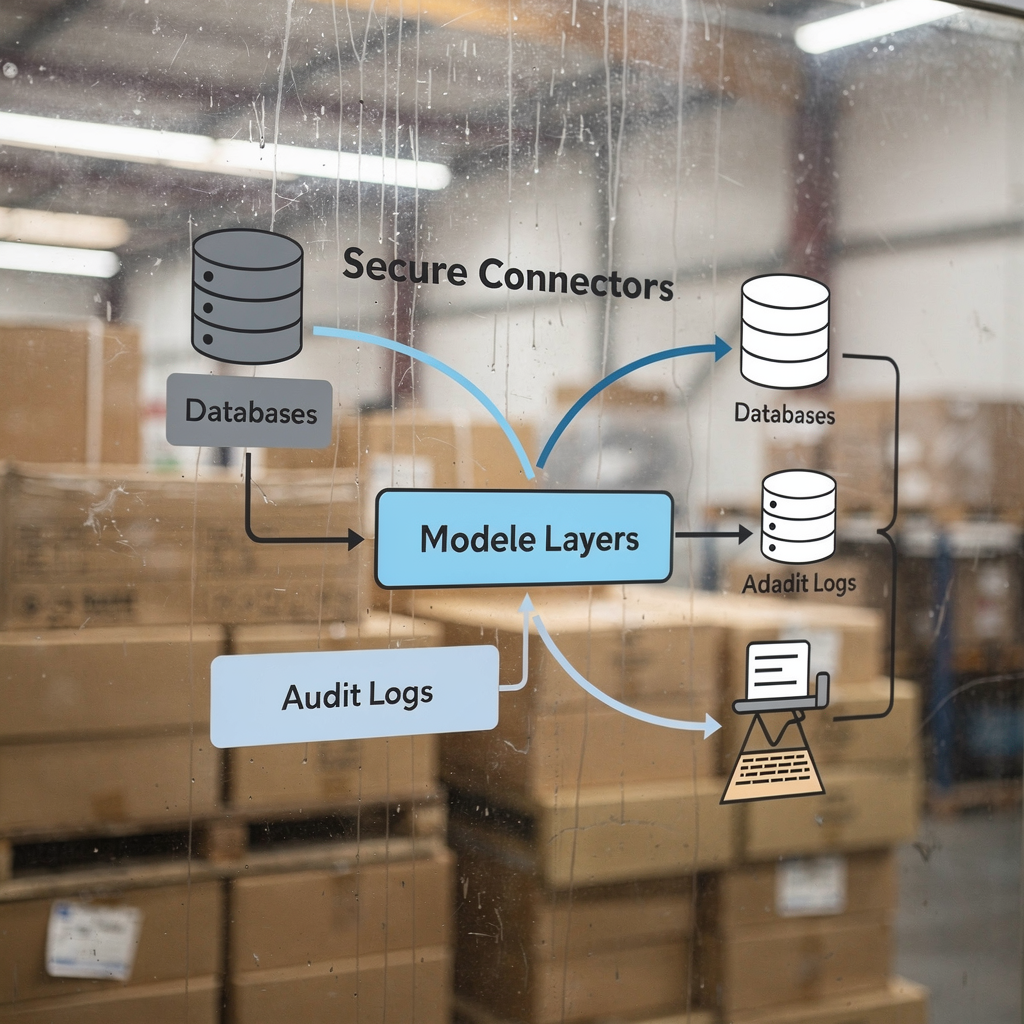 Diagram van AI-platformarchitectuur Diagram van AI-platformarchitectuur