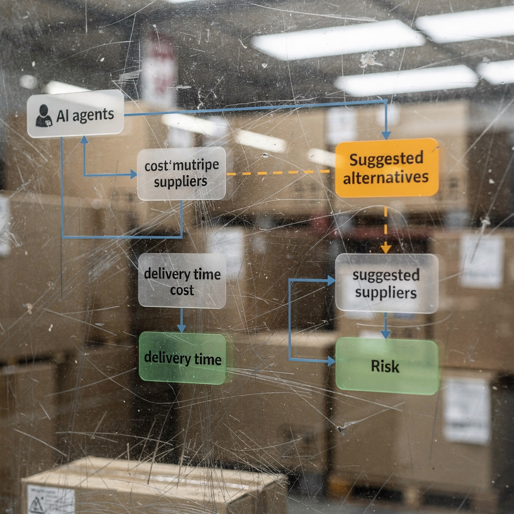 Diagrama de flujo de selección de proveedores con IA