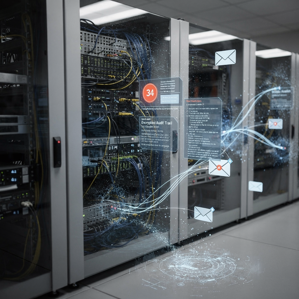 Visualisatie van auditspoor in een beveiligde serveromgeving