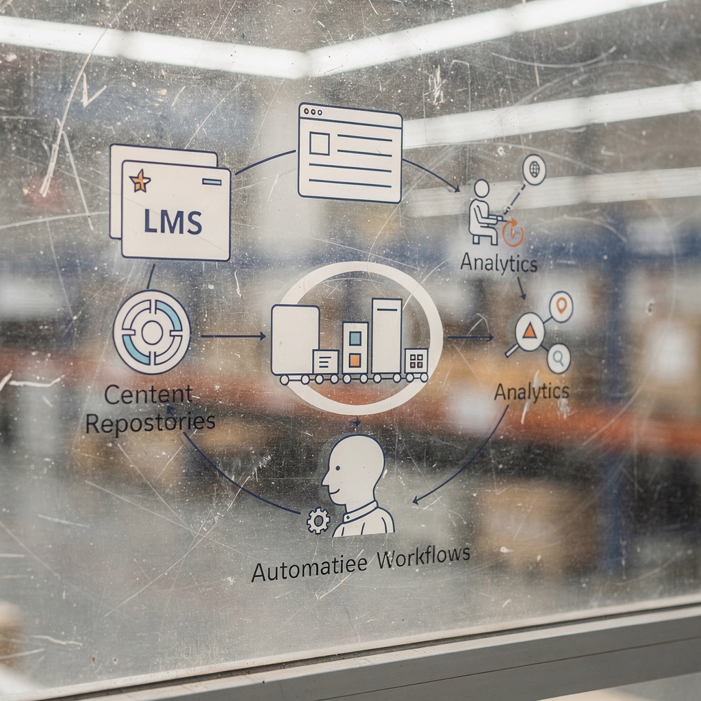 Écosystème d'apprentissage connecté avec automatisation IA