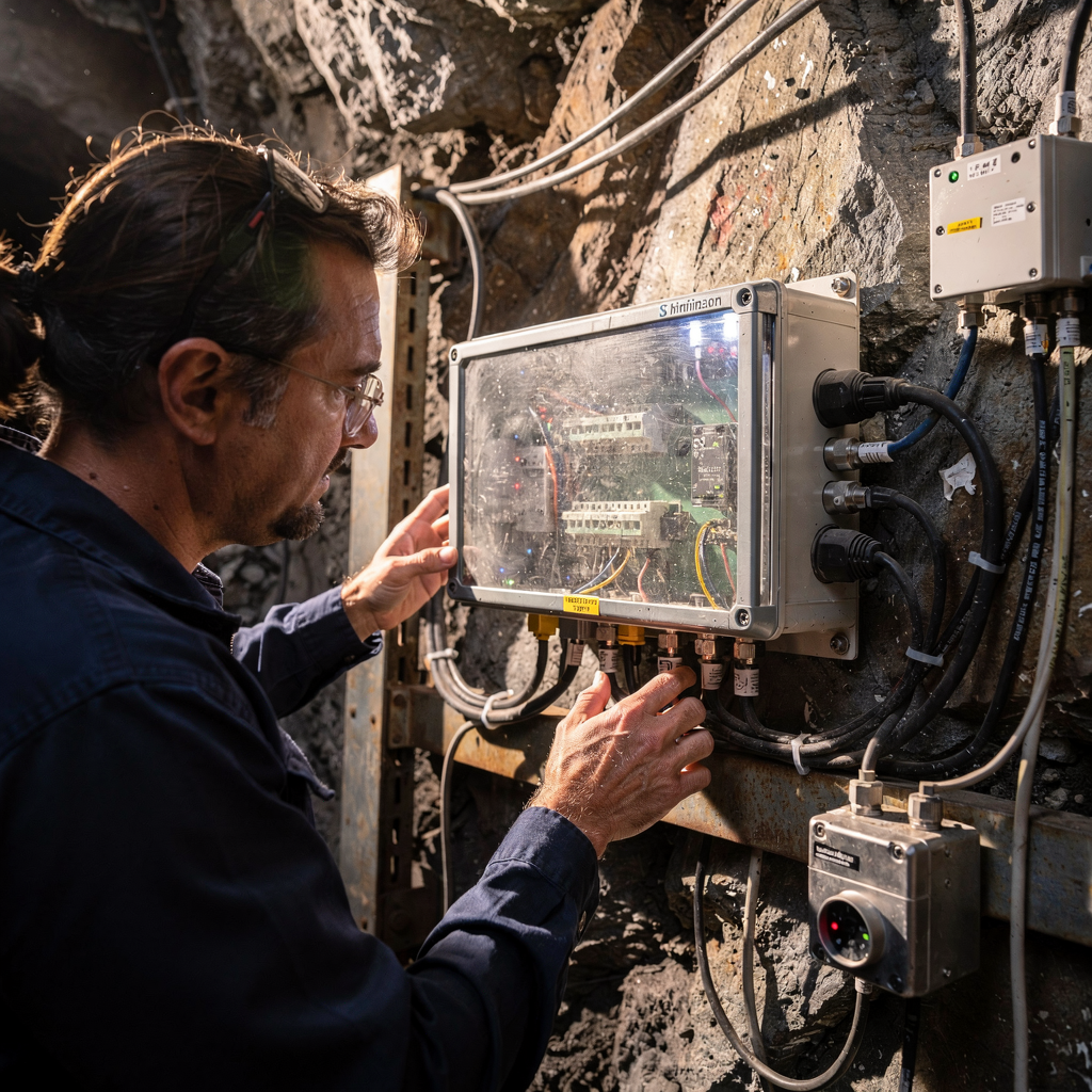 Brama obliczeniowa edge w środowisku kopalnianym