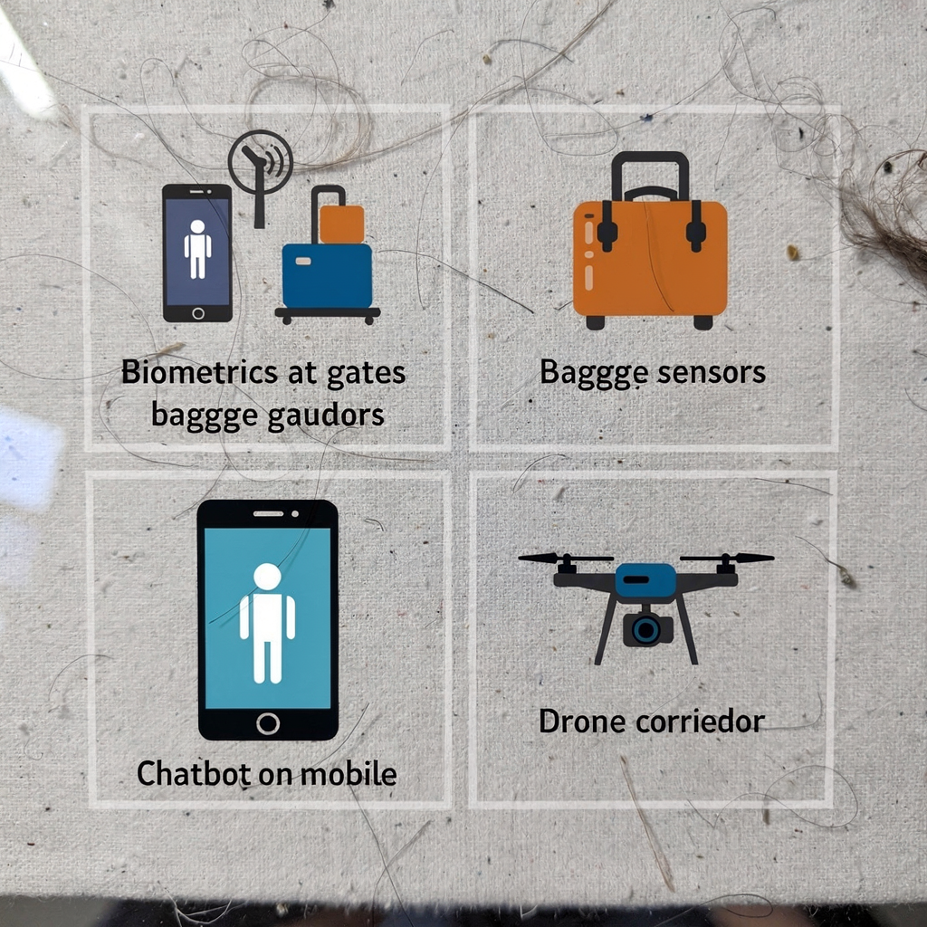 Ikoner för flygplatsens AI-användningsfall