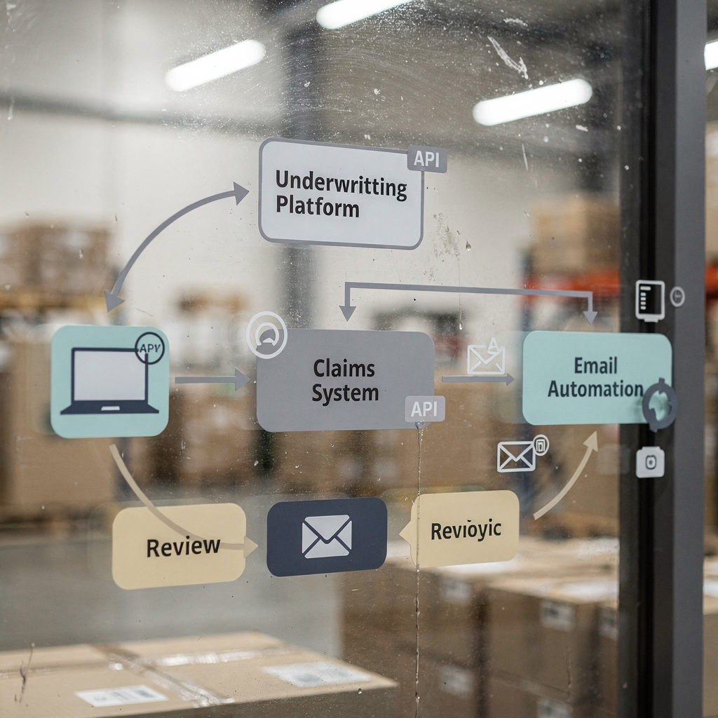 Schéma d'intégration pour les systèmes de souscription et de sinistres Schéma d'intégration pour les systèmes de souscription et de sinistres