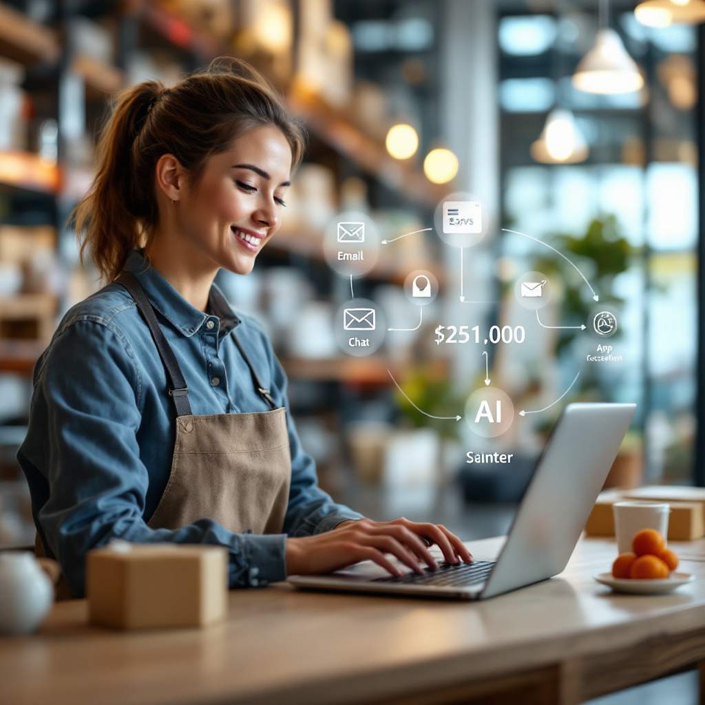 Omnichannel AI orchestration diagram