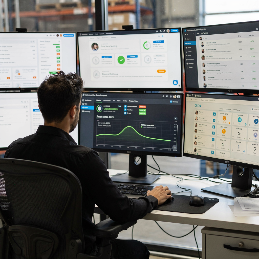 AI assistant for utility inboxes