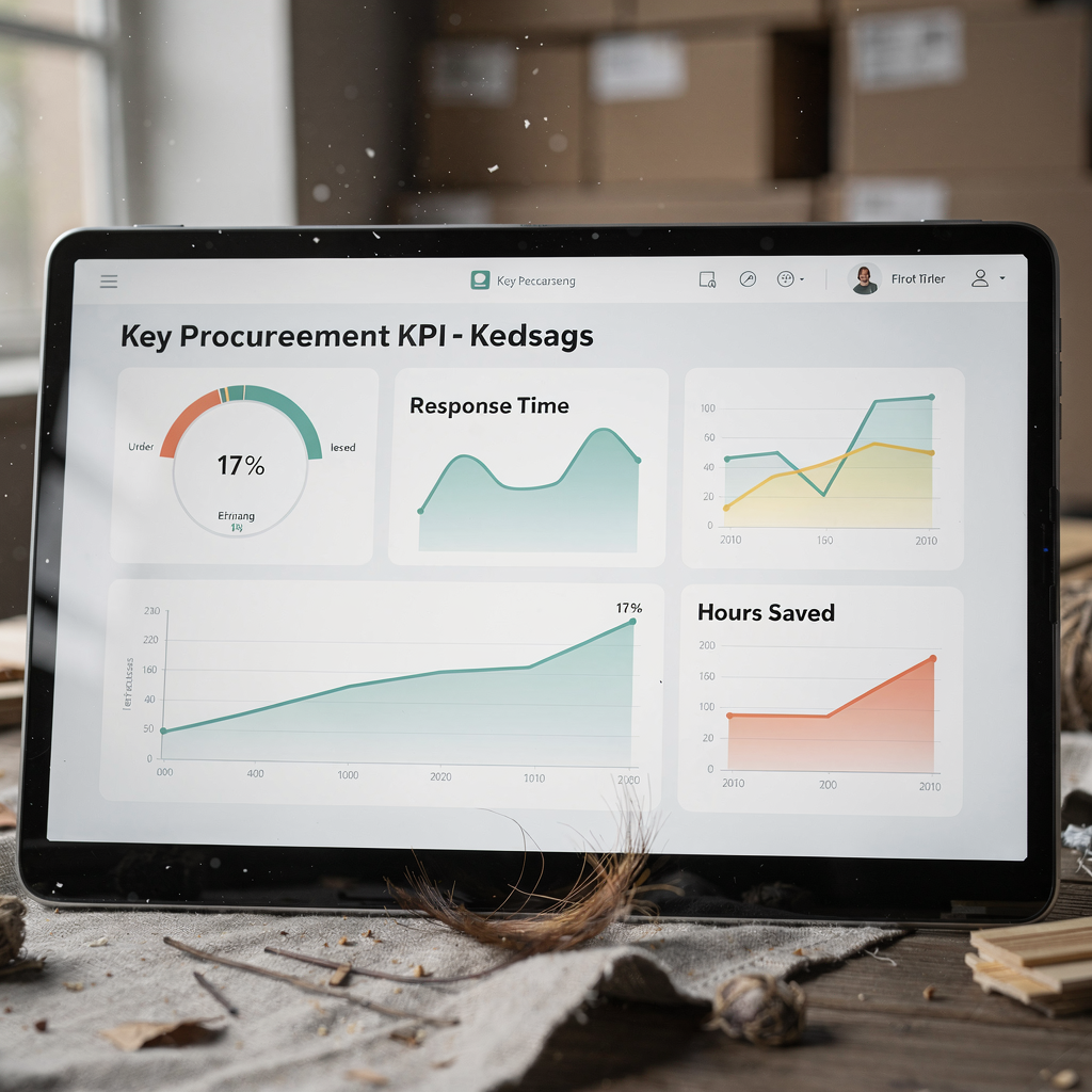 Tablou de bord KPI pentru achiziții Tablou de bord KPI pentru achiziții