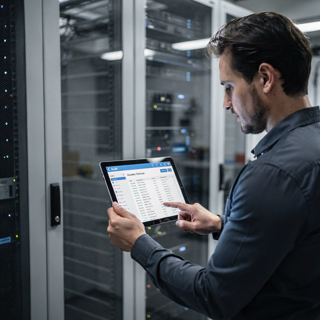 Gjennomgang av revisjonsdashbord og tilgangslogger