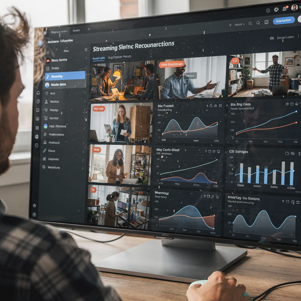 Streaming recommendations and engagement dashboard