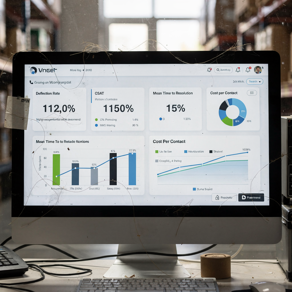 Supportanalyse-dashbord