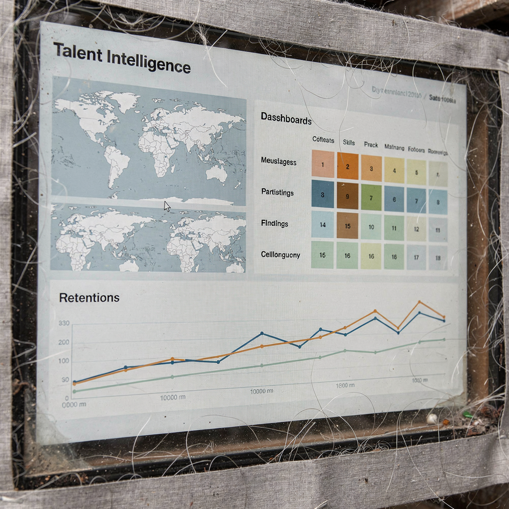Visualizzazione del cruscotto di talent intelligence