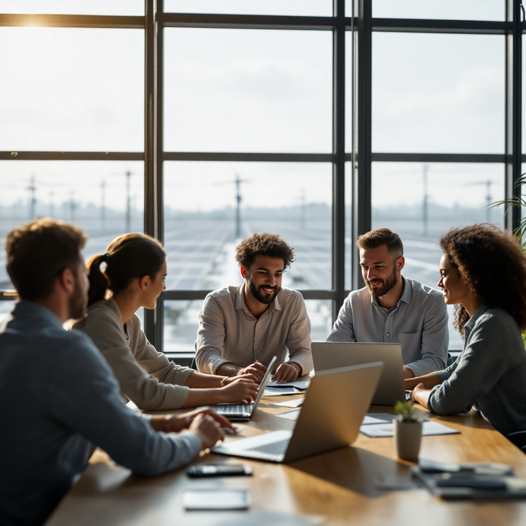 AI email assistant for renewable energy equipment