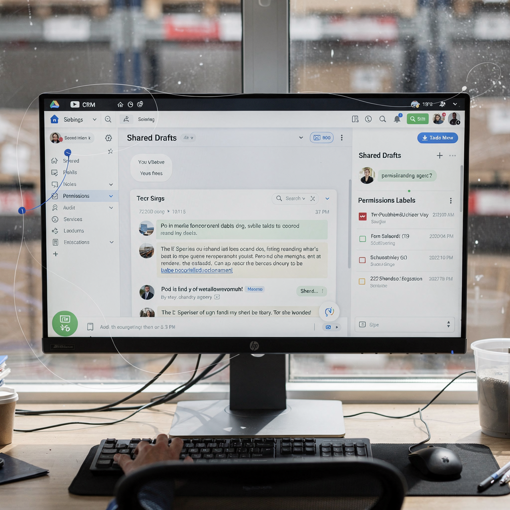 Vista conceptual del espacio de trabajo mostrando integración
