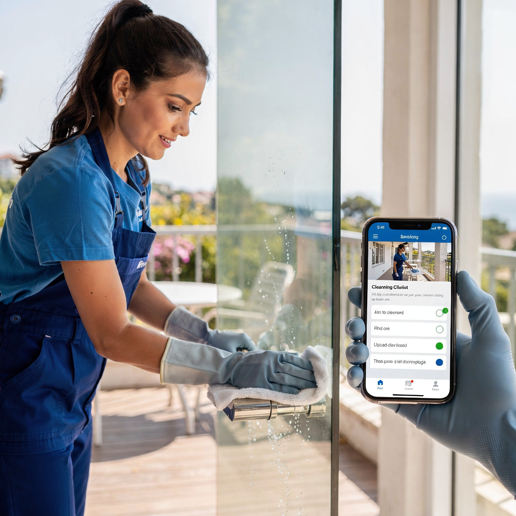 قائمة فحص التنظيف وتحميل الصور لعقار إيجار قائمة فحص التنظيف وتحميل الصور لعقار إيجار