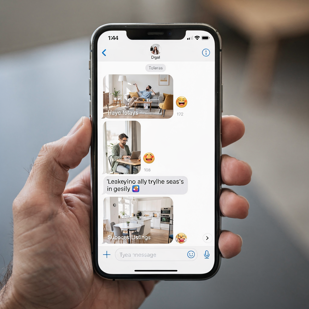 Konversationelle KI, die Immobilienvorschläge anbietet