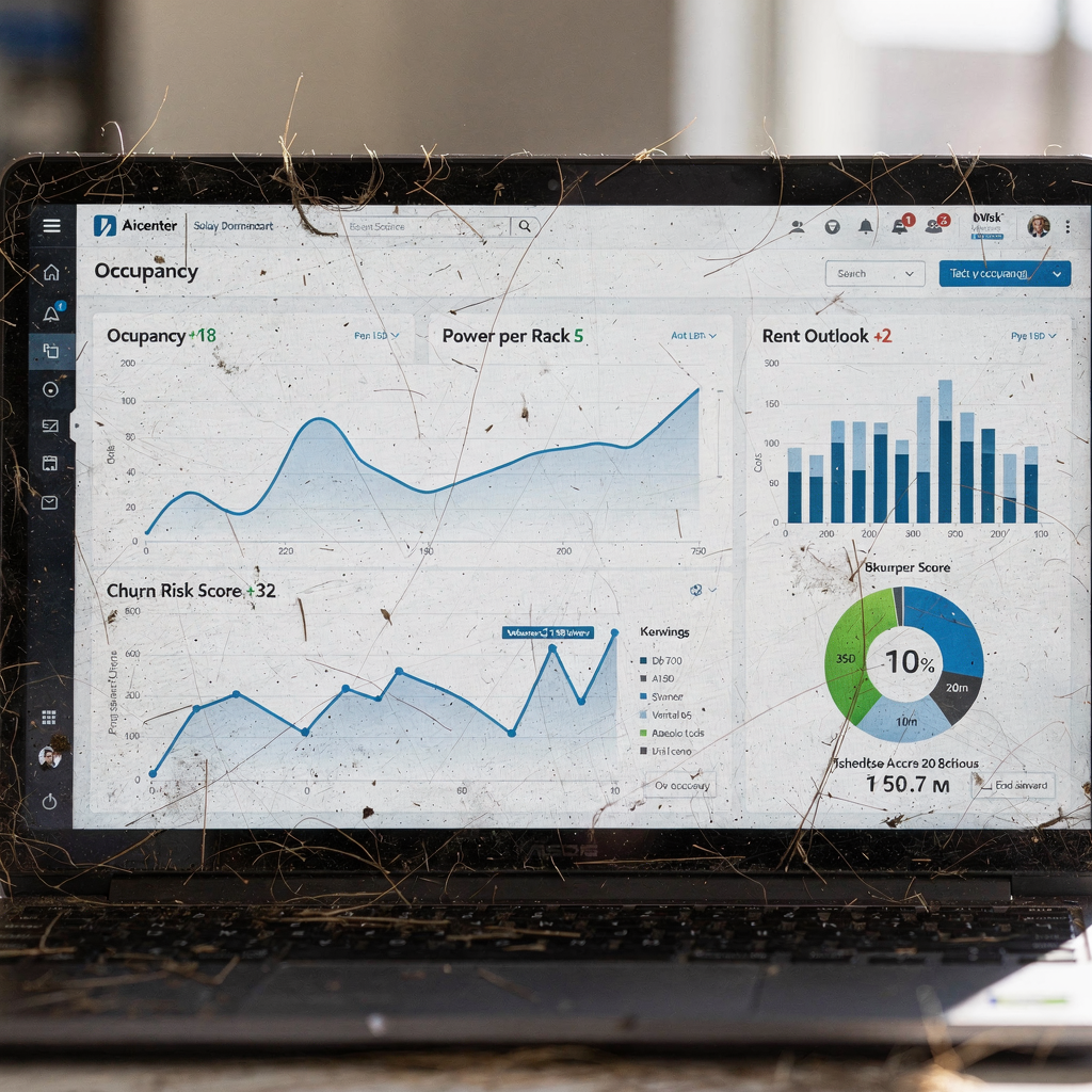 Dashboard con visualizzazioni di occupazione e tasso di abbandono