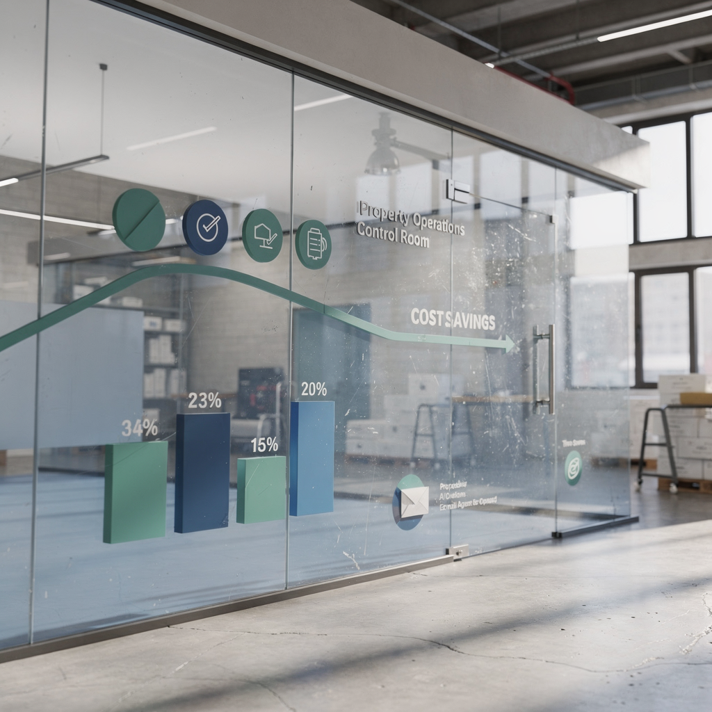 Infografica dei risparmi sui costi e del tempo risparmiato grazie agli agenti e-mail IA