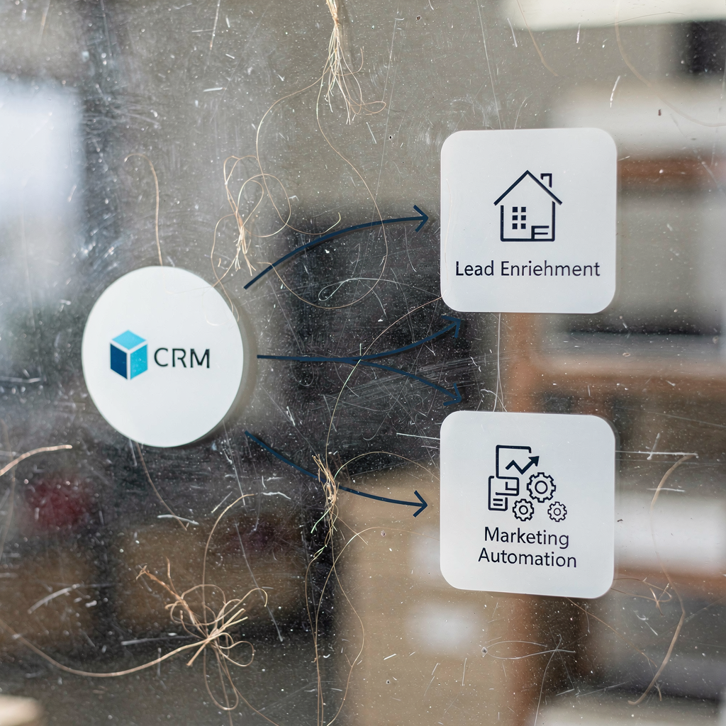 Rekommenderad AI-teknikstack för en liten fastighetsbyrå