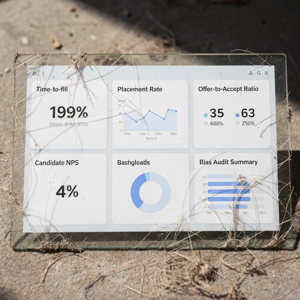 Wervingsdashboard met KPI's en bias-audit