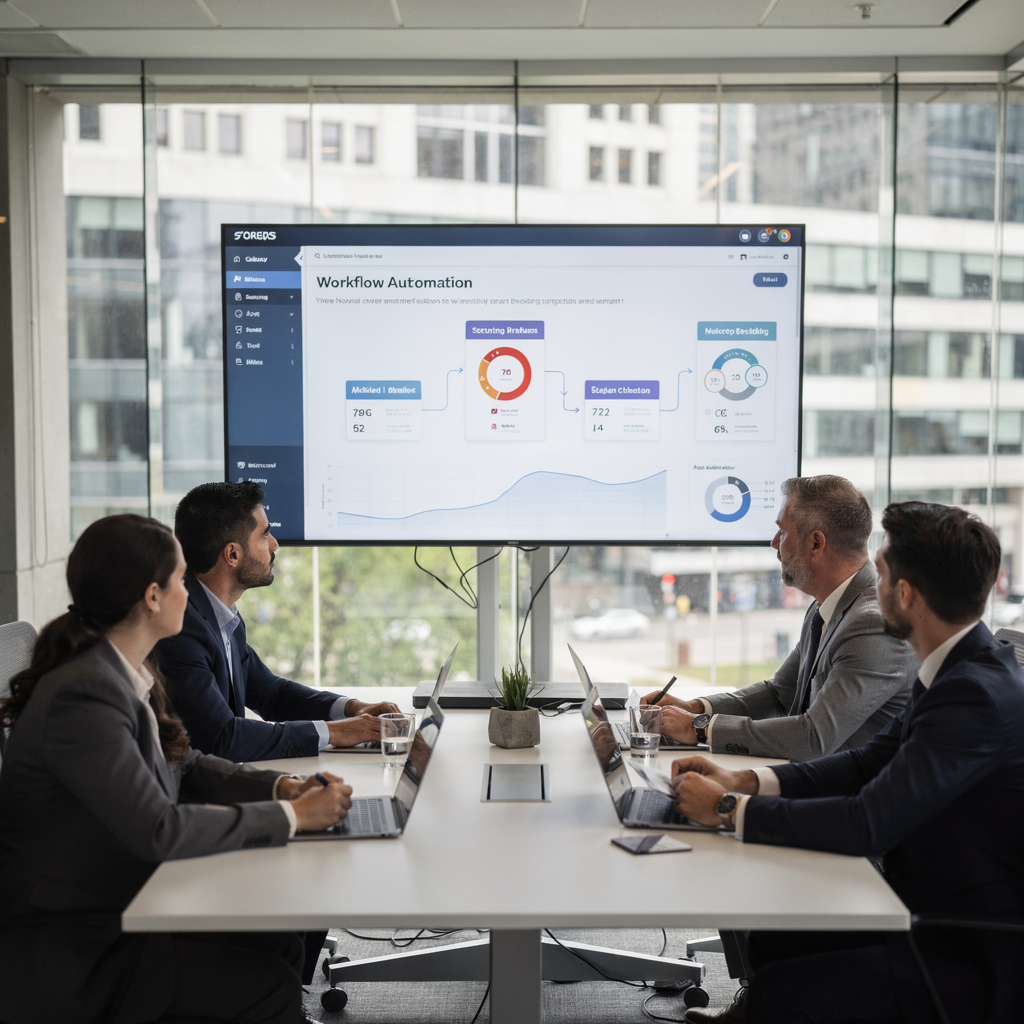 Spotkanie zespołu z panelem automatyzacji